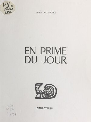 cover image of En prime du jour